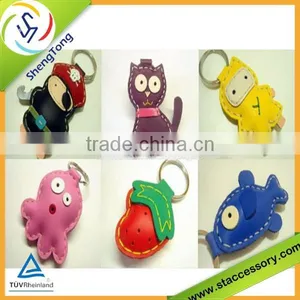 2015 New Design Many Kinds of Fashion and Custom Leather Key Chain thumbnail-3