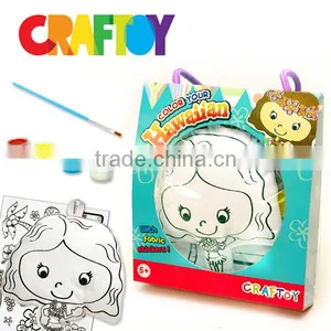 OEM Printing Canvas Products Color Your Culture Doll Charm Hawaiian thumbnail-3