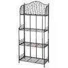 Metal Supermarket Double Layer Fruit and Vegetable Rack Display Shelf thumbnail-1