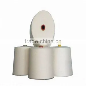 China Supplier Use for Kniting Raw White 20/2 20/3 40/2 50/2 60/2 60/3 Spun Polyester Yarn thumbnail-2