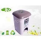 Round Yellow Plastic Recycling Bins With Pedal 10 L 30 * 27 * 32.5 CM thumbnail-1