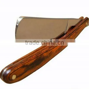 Wood and Metal Straight Razor thumbnail-1