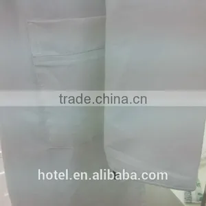 Wholesale Hotel Microfiber Cotton Terry Unisex Bathrobe thumbnail-3