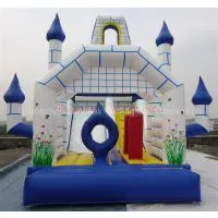 SL-1556 Wholesale Castle Inflatable Snow Slide thumbnail-2