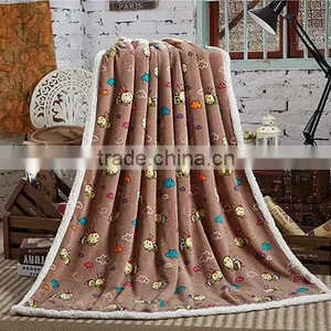 Hard-working Bee Two-sides Coral Fleece Blanket/sheet thumbnail-1