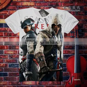 Assassin's Creed Short Sleeves Cartoon Anime T Shirt ( S-XXXL ) thumbnail-1