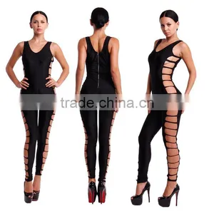 Onen Sexy Black Dress Women Overalls Trousers thumbnail-1