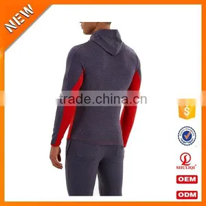 Fitness Hoodie Wholesale Men's Winter Hoodie Warm Zipper up Sweatshi rt Coat Tracksuit Outwear thumbnail-3