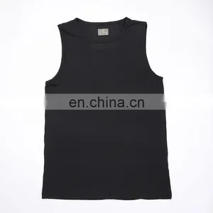 High Quality Spandex Custom Plain Gym Vest for Men thumbnail-1