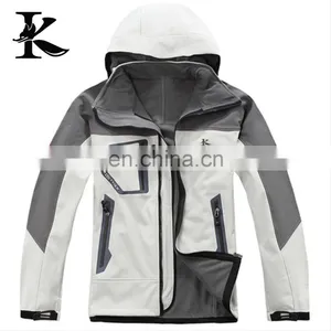 Custom Printed Waterproof Jacket Embroidered Hiking Windproof Softshell Jacket thumbnail-5
