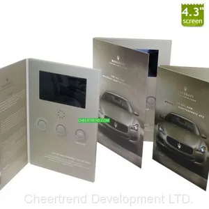Business Gift 4.3'' Screen LCD Card /Video Brochure Greeting Card thumbnail-5