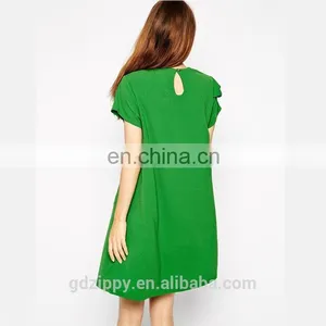 China Dressses Women Shift Dress in Green thumbnail-4