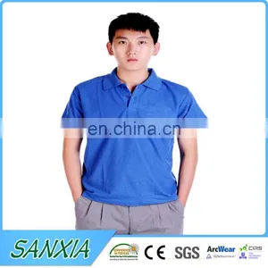 Work Industrial Uniform/Cheap Work Uniform Breathable Polo Shirts for Mens Slim Fit thumbnail-1
