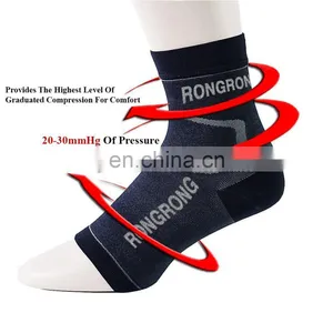 Seamless Nylon Compression Arch Support Foot Sleeve thumbnail-1