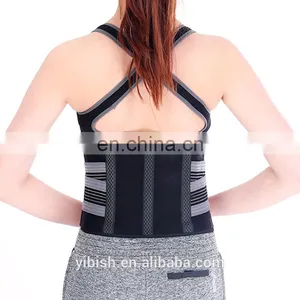 2016 Adjustable Sport&Medical Waist Support/ Fitness Slim Neoprene Waist Trimmer Belt Support#HY854 thumbnail-4