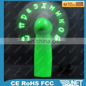 Handheld Air Conditioner Programmable DIY Message Led Battery Operated Fan thumbnail-1