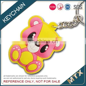 Custom Soft PVC Key Ring Supplier thumbnail-1