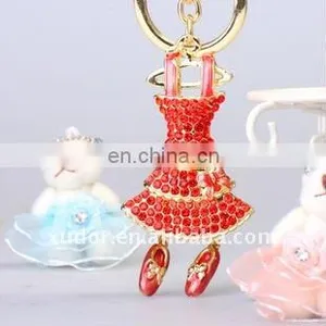 CRYSTAL CLOTH KEY CHAIN FOR GIRLS thumbnail-1
