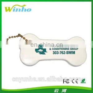 Dog Bone Shaped Floating Key Chain thumbnail-1