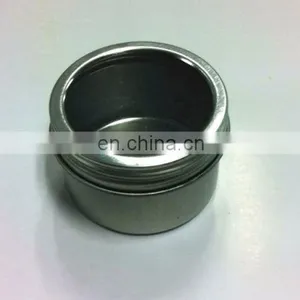 Plain Mini Round Screw Lid Tea Tin Box With a PET Window thumbnail-1