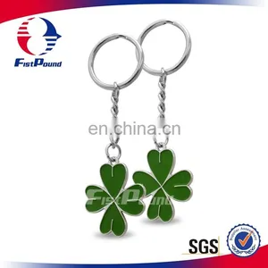 Four Leaf Clover Keychain of Soft Enamel thumbnail-1