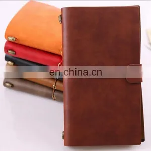 Creative A6 Leather Travel Notebook Refillable Paper Journal Notepad thumbnail-1