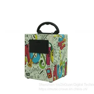 New Style K81 Wooden Bluetooth Speaker Cell Phone and Computer Portable FM Radio Speaker thumbnail-3