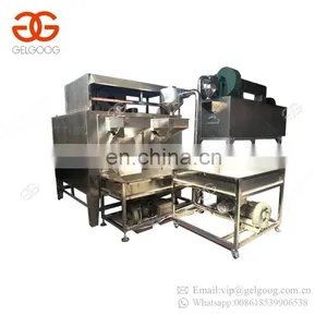 Professional Automatic Continuous Peanut Butter Making Roasting Cooling Production Line Tahini Sesame Butter Machine thumbnail-2