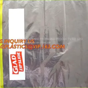 Printing Waterproof Frosted Pvc Plastic Bra Bag,vinyl EVA PVC Travel Apparel Package Storage Bag Zip Slider With String thumbnail-1