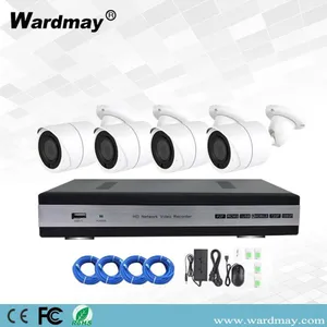 CCTV 4chs 2.0MP Home Security Camera Alarm Poe NVR Systems Kits thumbnail-1