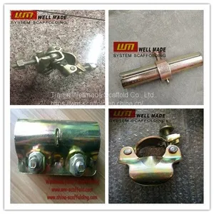 EN 74/ BS1139 HDG&E-galvanized Drop Forged Tubular Fitting Clamp thumbnail-2