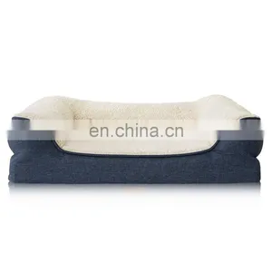 Orthopedic Dog Bed Luxury Pet Bed Bolster Couch Dog Beds With Washable & Removable Cover, Nonskid Bottom thumbnail-3