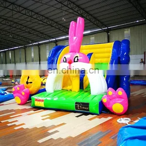 Small Time Rabbit Inflatable Jump and Slide Bouncer Castle ,Inflatable Indoor Bounce House for Toddlers ,Kids thumbnail-3