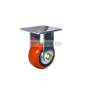 Korea Style Heavy Duty PVC Medical Bed Scaffold Fixed Swivel Castor Trolley Wheel thumbnail-2