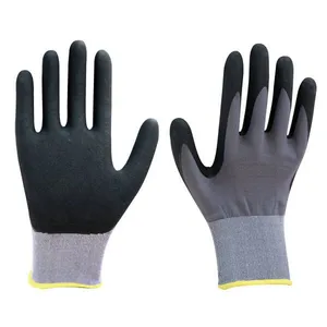 34-874 15G Nylon Spandex Liner Nitrile Micro-Foam Coated Super Touch Grip Gloves thumbnail-1