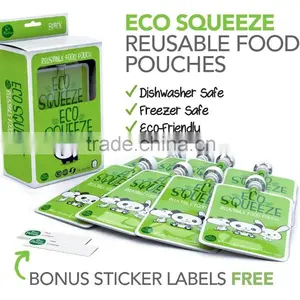 China Made Plastic Foil Laminated Reusable Bag With Snout for Baby Food thumbnail-2