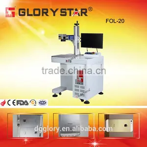 Dongguan Manufacturer Wholesale Desk Type Free Maintance 10w 20w 30w Fiber Metal Laser Marking Machine With CE SGS thumbnail-4