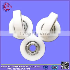 China Nylon Small Deep Groove Ball Bearings Roller Plastic Pulley Wheels With Bearings for Door Windows thumbnail-5