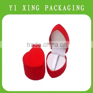 YIXING Heart-shaped Cardboard Finger Ring Jewelry Box,gift Box thumbnail-1