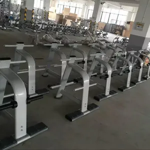 Gym Equipment Weight Lifting Plate Rack Weight Plate Rack Tree and Barbell Bar Holder Organizer Stand thumbnail-2