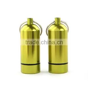 Waterproof Aluminium Alloy Coin Holder Keychain thumbnail-1