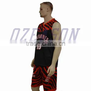 100% Polyester Mesh Reversible Dry Fit Basketball Jerseys Team Uniforms thumbnail-5