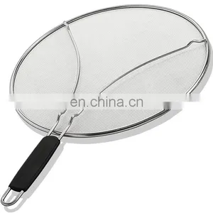 Stainless Steel Splatter Screen Guard Cover For Frying Pan thumbnail-2
