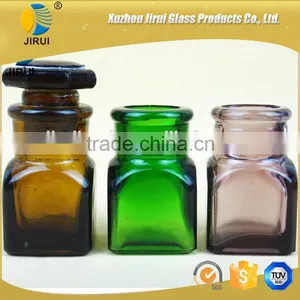 Small Colored Glass Bottles Sale For Decoration thumbnail-1