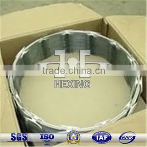 Coil Diam 450mm, 600mm Galvanized CBT-65 Concertina Razor Wire thumbnail-1