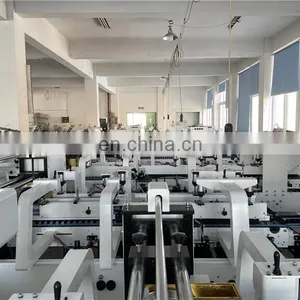 GDFG900 High Speed Carton Paperboard Silk Stocking Candy Box Folding Gluing Machine, Automatic Crash Lock Bottom Folder Gluer thumbnail-5