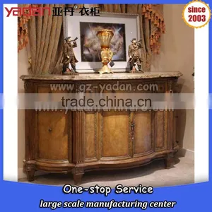 Queen Anne Console Living Room Furniture Antique Console Table Wooden Hall Sofa Table thumbnail-2
