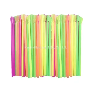 6mm Milkshake, Smoothie Spoon Straw/Disposable Straw Stirring Stick (500/Box) thumbnail-2