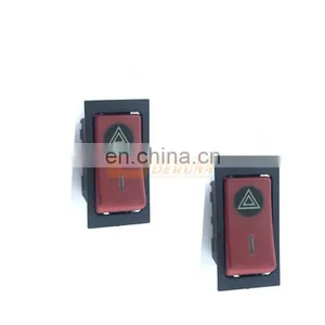 WEICHAI Engine Shacman F2000 L3000 M3000 F3000 X3000 X6000 Truck Spare Parts 81.25505.6291 Emergency Alarm Rocker Switch thumbnail-1