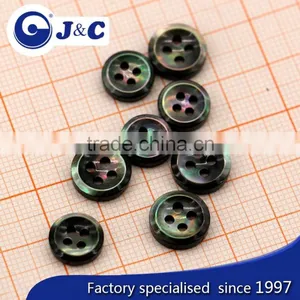 Brand Name Buttons Black Lip Shell Button for Shirt thumbnail-4